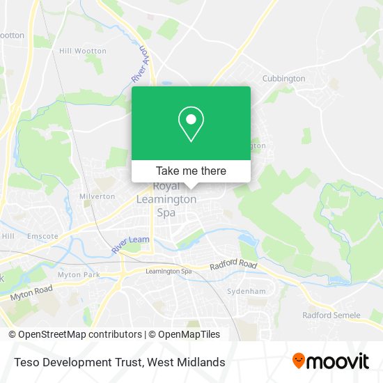 Teso Development Trust map