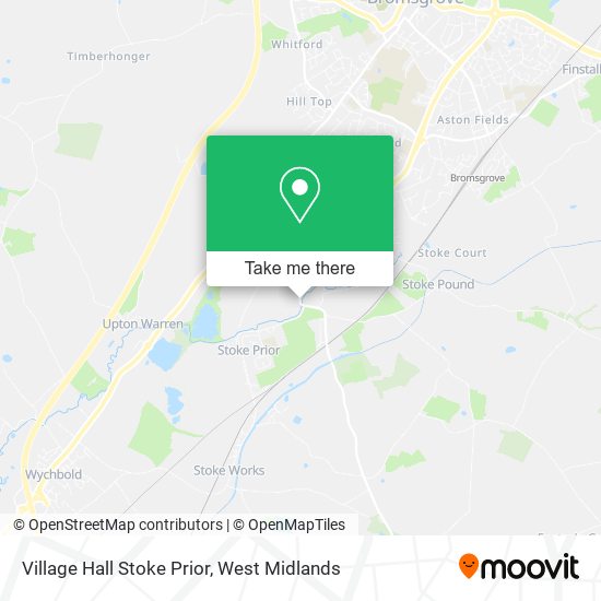 Village Hall Stoke Prior map