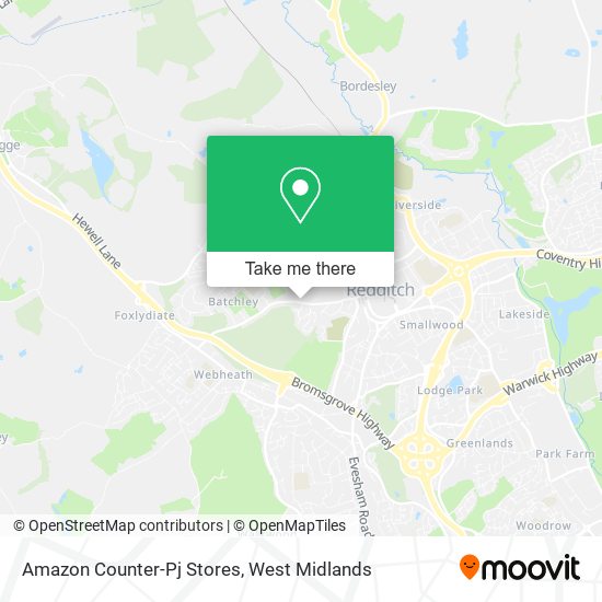 Amazon Counter-Pj Stores map