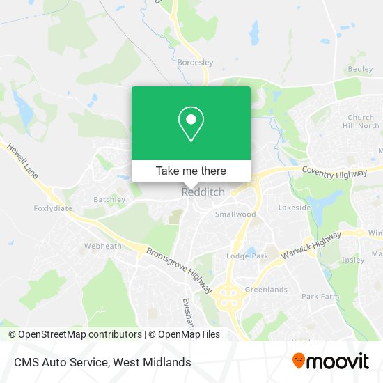 CMS Auto Service map