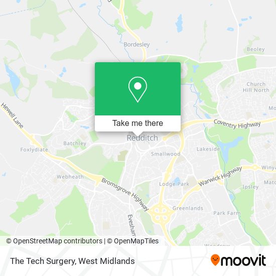 The Tech Surgery map