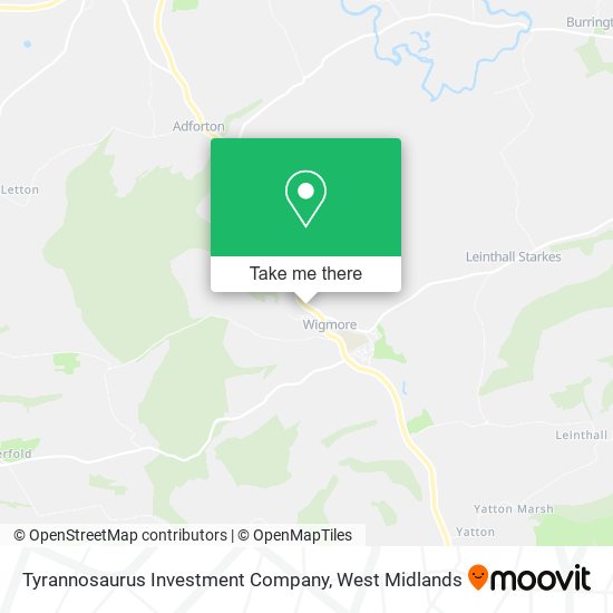 Tyrannosaurus Investment Company map