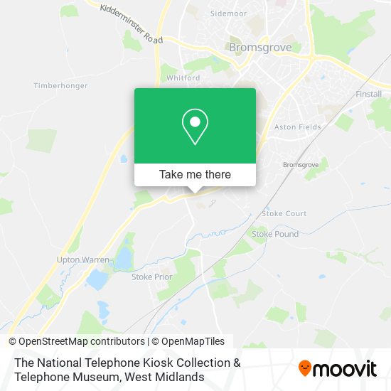 The National Telephone Kiosk Collection & Telephone Museum map