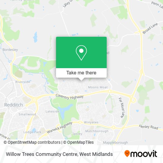 Willow Trees Community Centre map