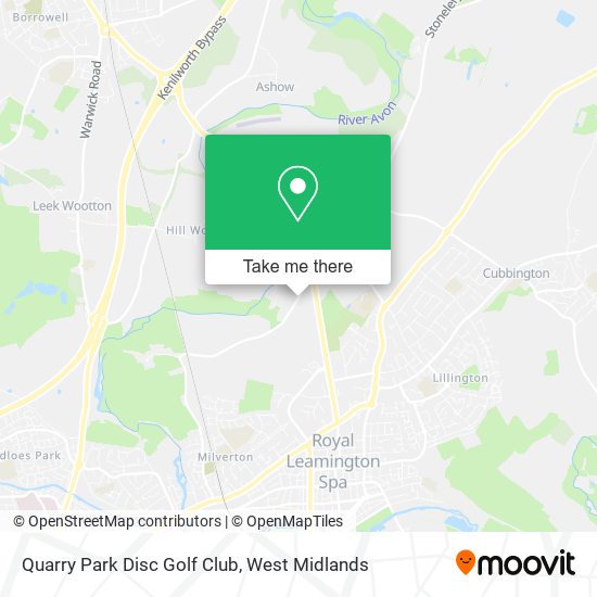 Quarry Park Disc Golf Club map