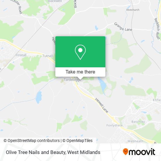 Olive Tree Nails and Beauty map