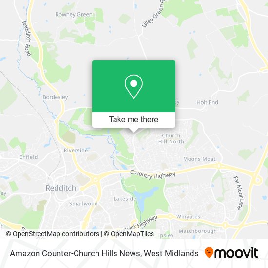 Amazon Counter-Church Hills News map
