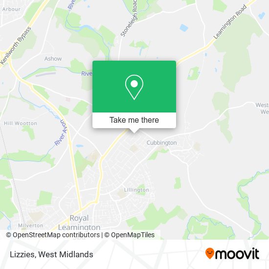 Lizzies map
