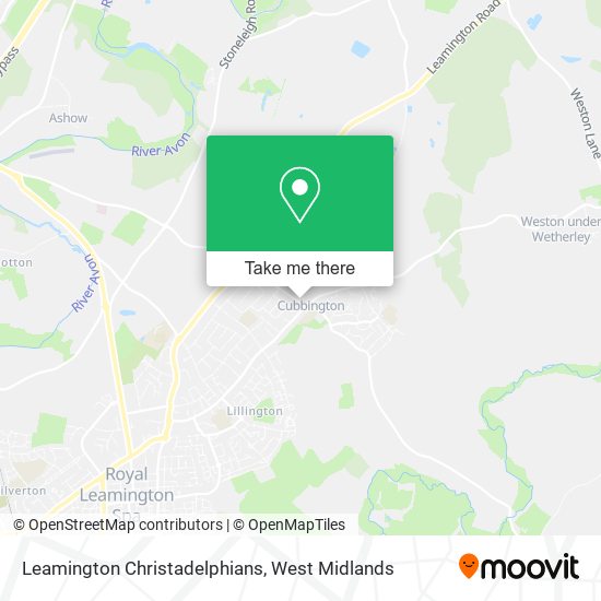 Leamington Christadelphians map