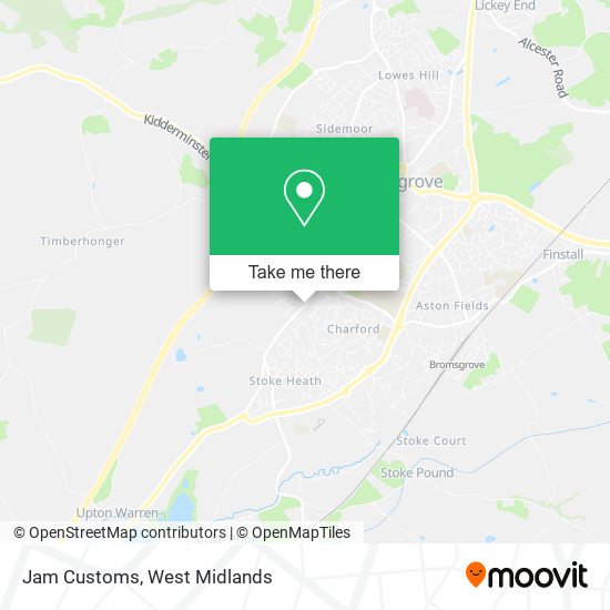 Jam Customs map