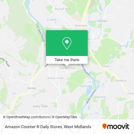 Amazon Counter-R Daily Stores map