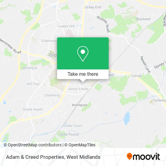 Adam & Creed Properties map