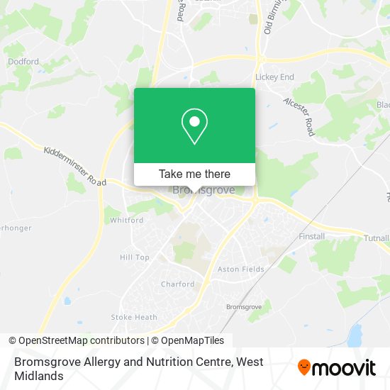 Bromsgrove Allergy and Nutrition Centre map