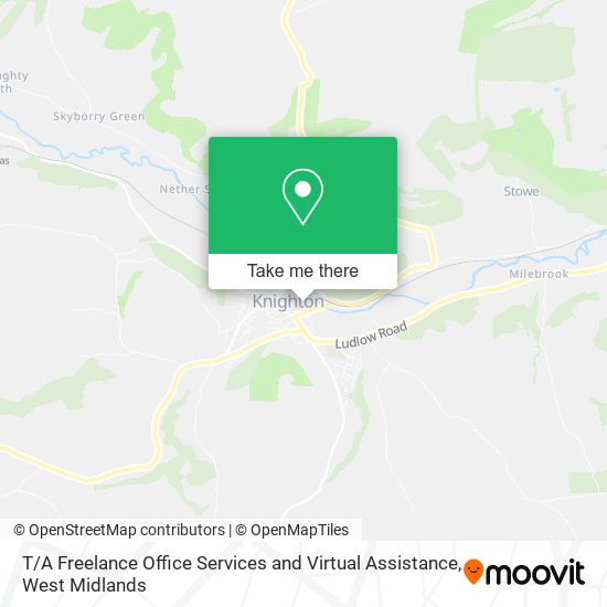 T / A Freelance Office Services and Virtual Assistance map