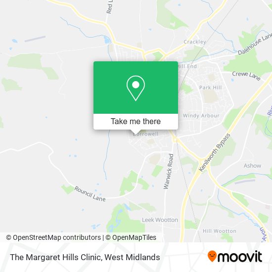 The Margaret Hills Clinic map