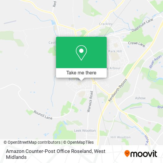 Amazon Counter-Post Office Roseland map