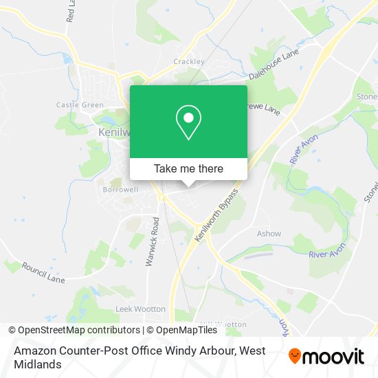 Amazon Counter-Post Office Windy Arbour map