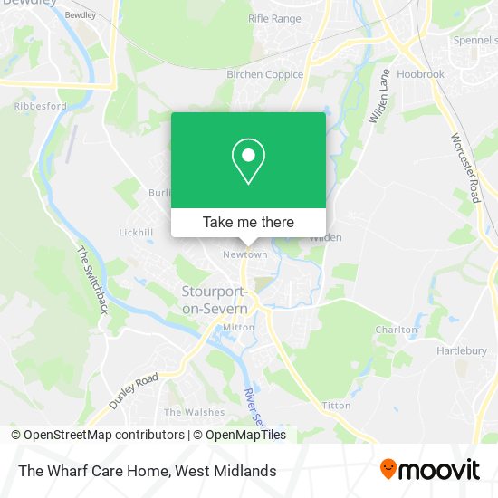 The Wharf Care Home map