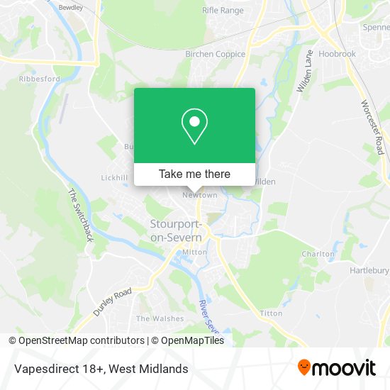 Vapesdirect 18+ map