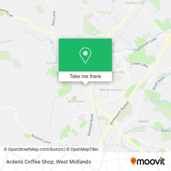 Arden's Coffee Shop map