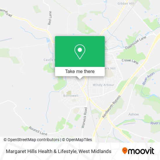 Margaret Hills Health & Lifestyle map