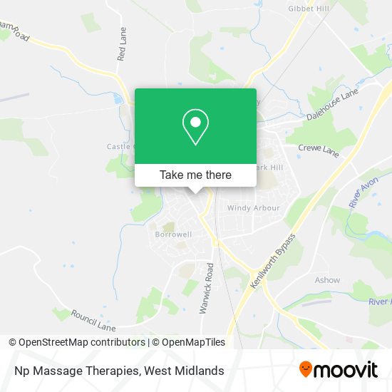 Np Massage Therapies map