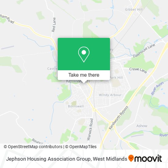 Jephson Housing Association Group map
