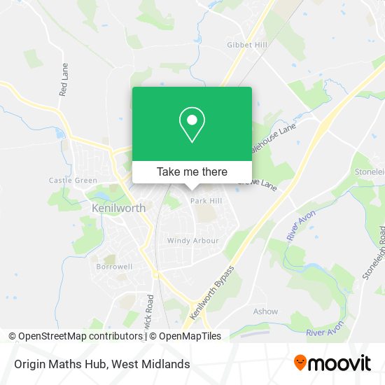 Origin Maths Hub map