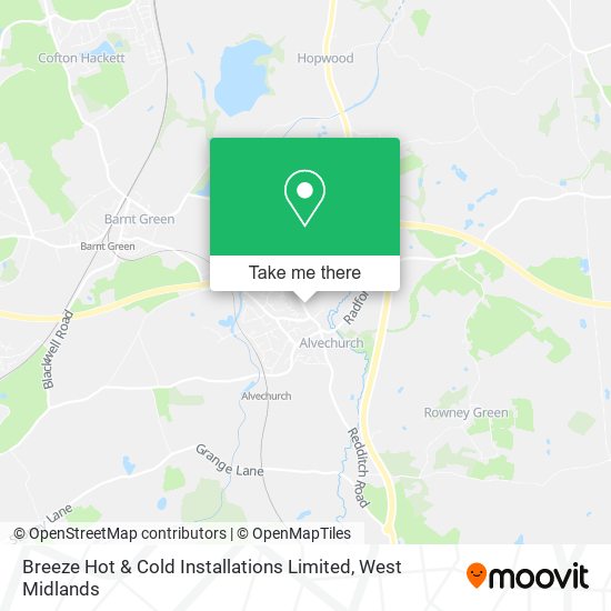 Breeze Hot & Cold Installations Limited map