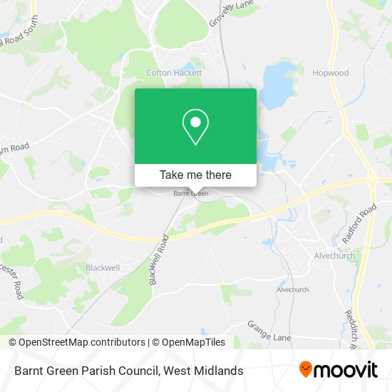 Barnt Green Parish Council map