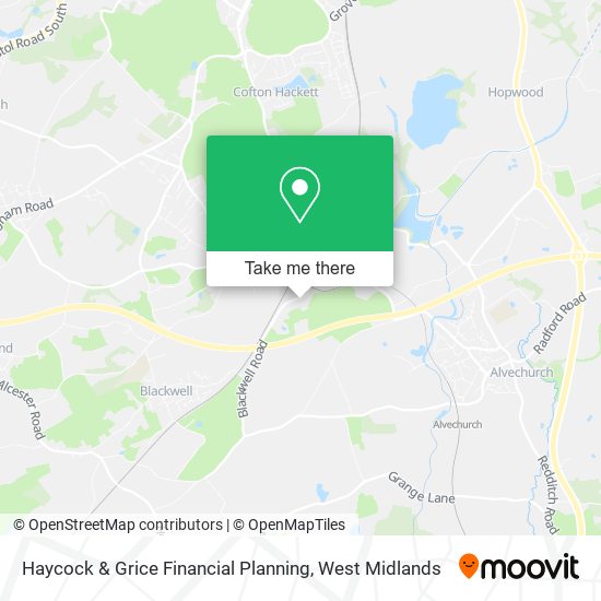 Haycock & Grice Financial Planning map