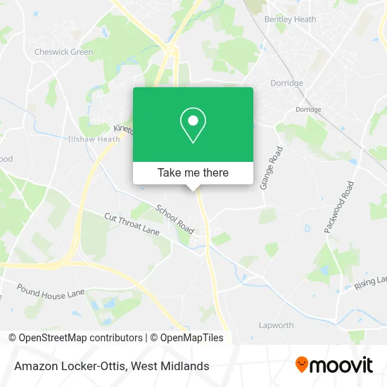Amazon Locker-Ottis map
