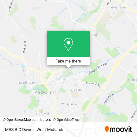 MRS B C Davies map