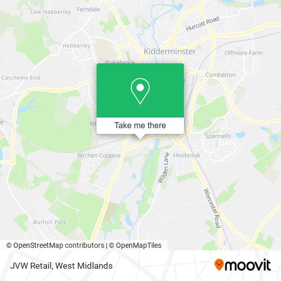 JVW Retail map