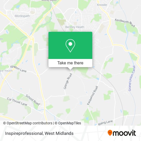 Inspireprofessional map