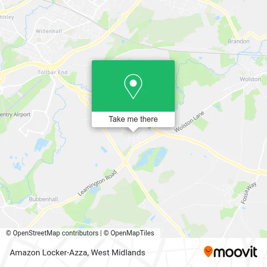 Amazon Locker-Azza map