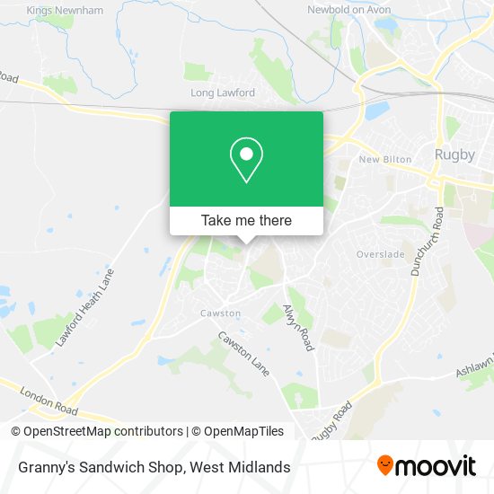 Granny's Sandwich Shop map
