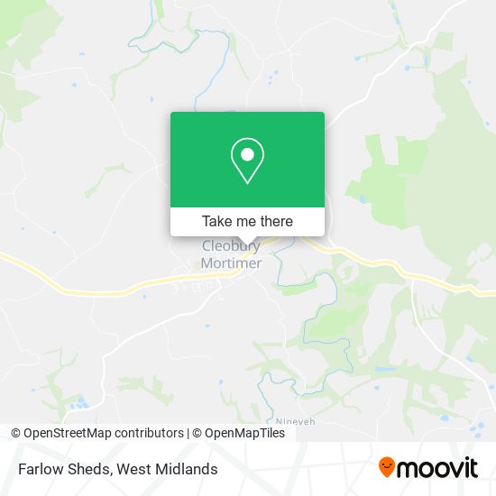 Farlow Sheds map