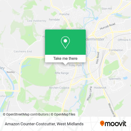 Amazon Counter-Costcutter map