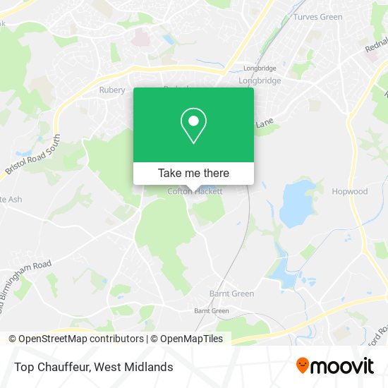 Top Chauffeur map