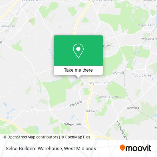 Selco Builders Warehouse map