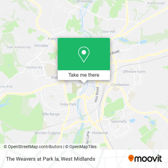 The Weavers at Park la map