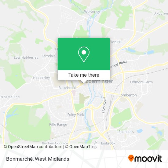 Bonmarché map