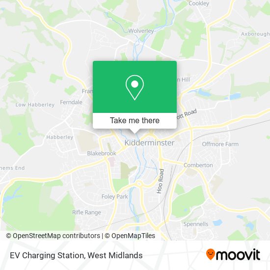EV Charging Station map
