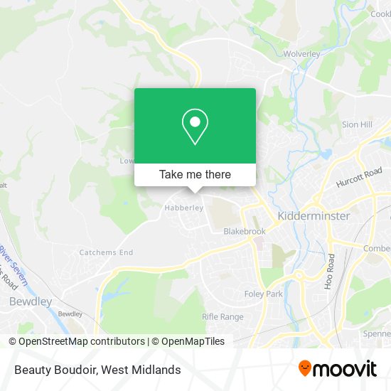 Beauty Boudoir map