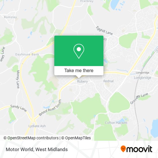 Motor World map