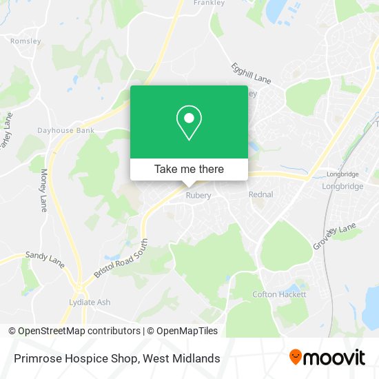 Primrose Hospice Shop map
