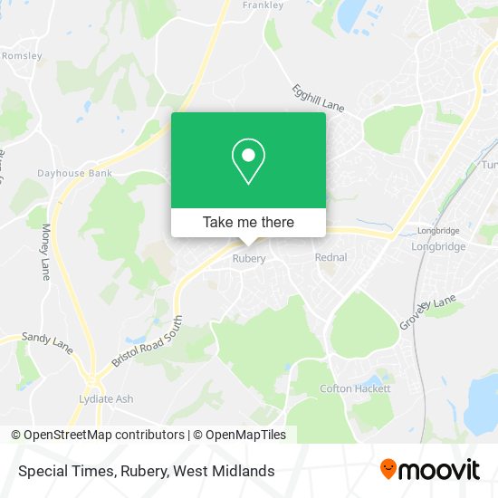 Special Times, Rubery map