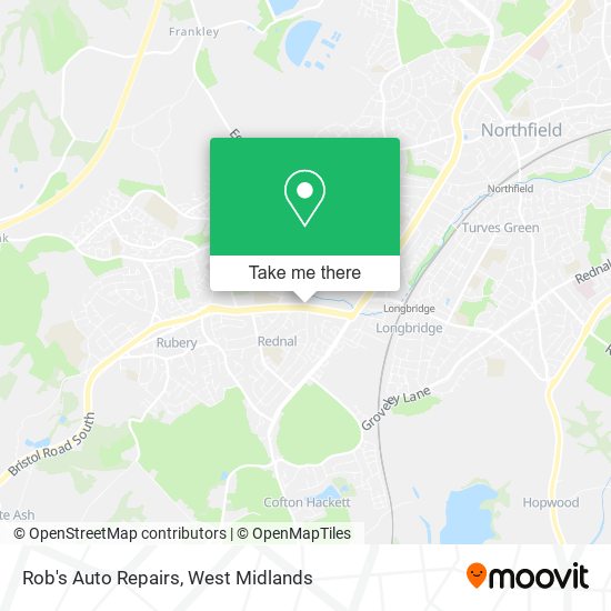 Rob's Auto Repairs map