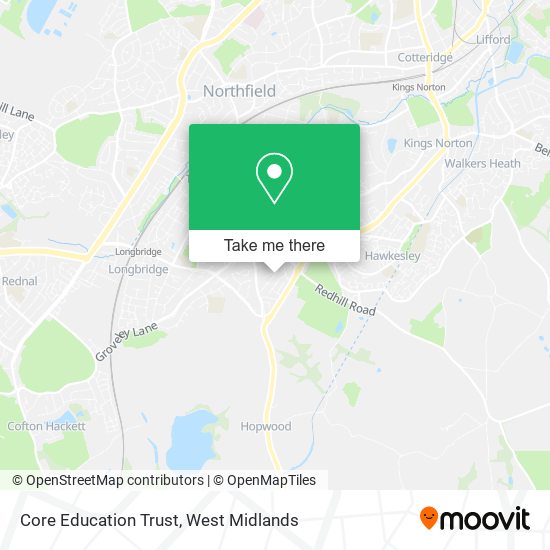 Core Education Trust map